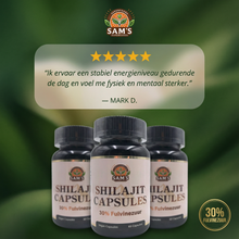 Shilajit-Kapseln - 30% Fulvinsäure - 500 mg