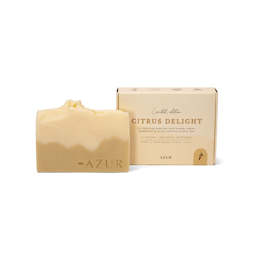 Natürliche Sommer Seife Bar - CITRUS DELIGHT - Handgemacht