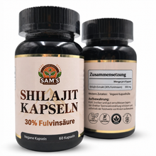 Shilajit-Kapseln - 30% Fulvinsäure - 500 mg
