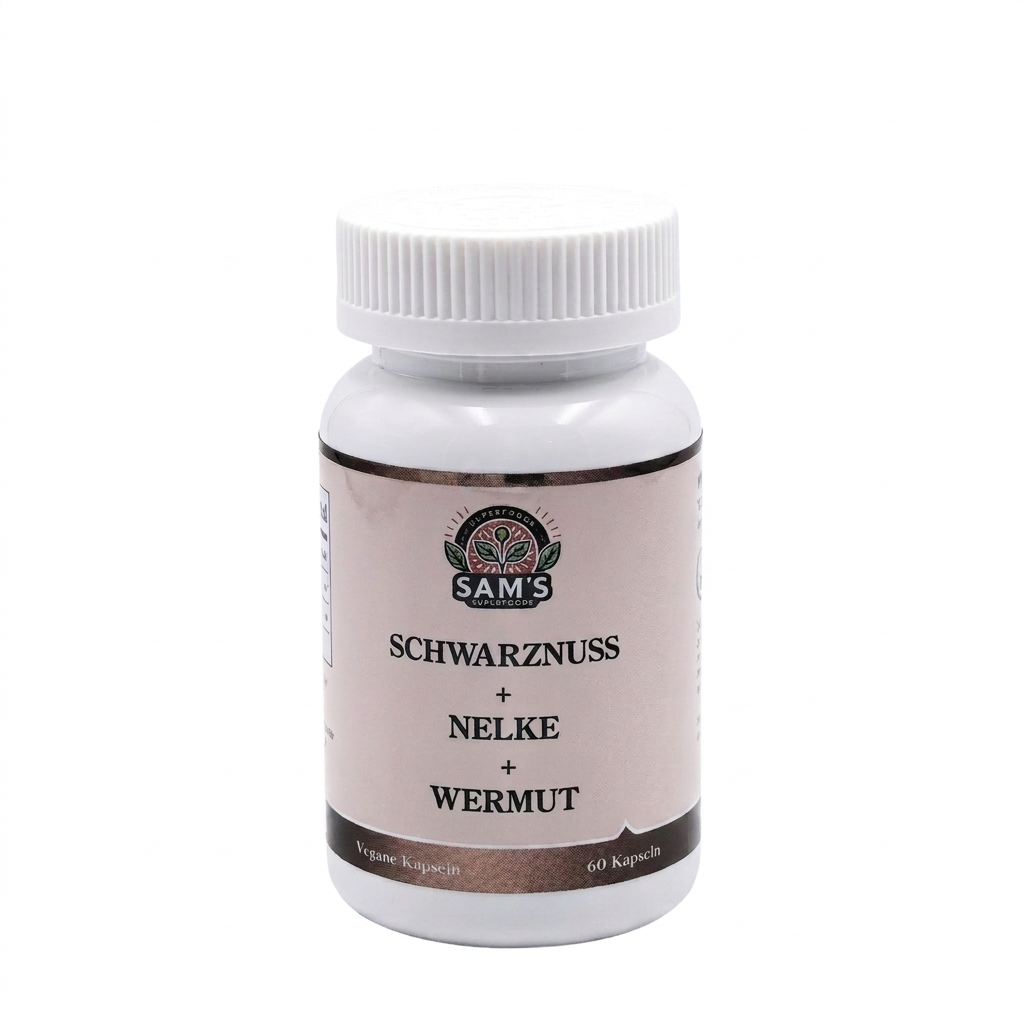 Parasiten Detox - Schwarznuss – Wermut – Nelken Kapseln