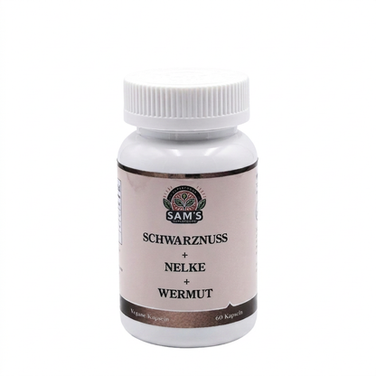 Parasiten Detox - Schwarznuss – Wermut – Nelken Kapseln
