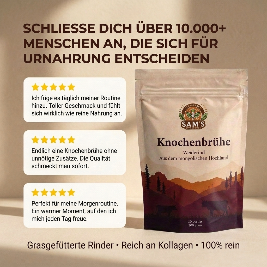 Knochenbrühe - Weidehaltung