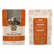 6 in 1 Pilze Kaffee – Mushroom Coffee mit Löwenmähne & Reishi
